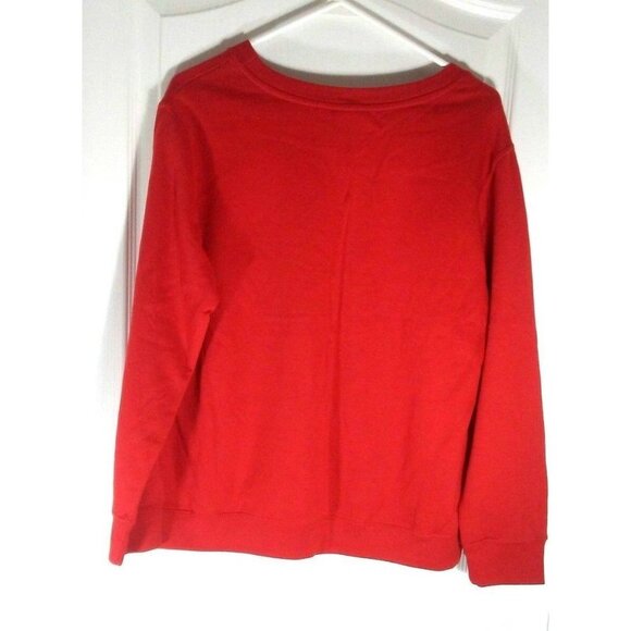Holiday Time Red Ugly Christmas Noel Sweatshirt Small 4-6 - Picture 3 of 4